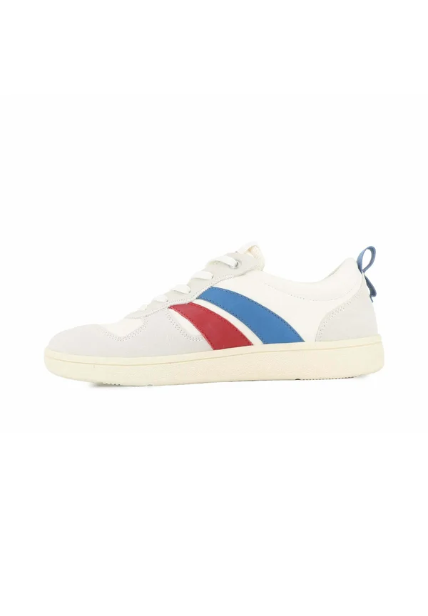 PALLACUP FLAME LEATHER MIX UNISEX - Sneaker low - cream chili blue
