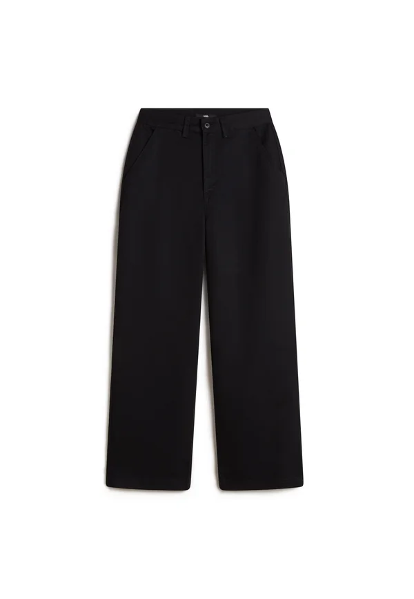 PALMER WIDE LEG CHINO - Chino - black