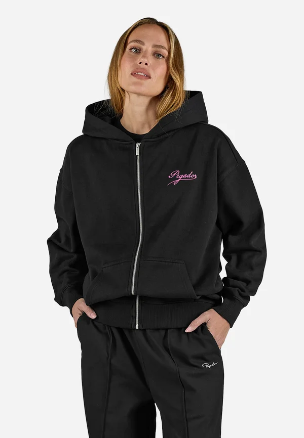 PALORA OVERSIZED  - Sweatjacke - washed black