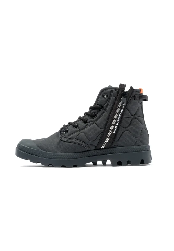 PAMPA RE-QUILTED - Schnürstiefelette - black
