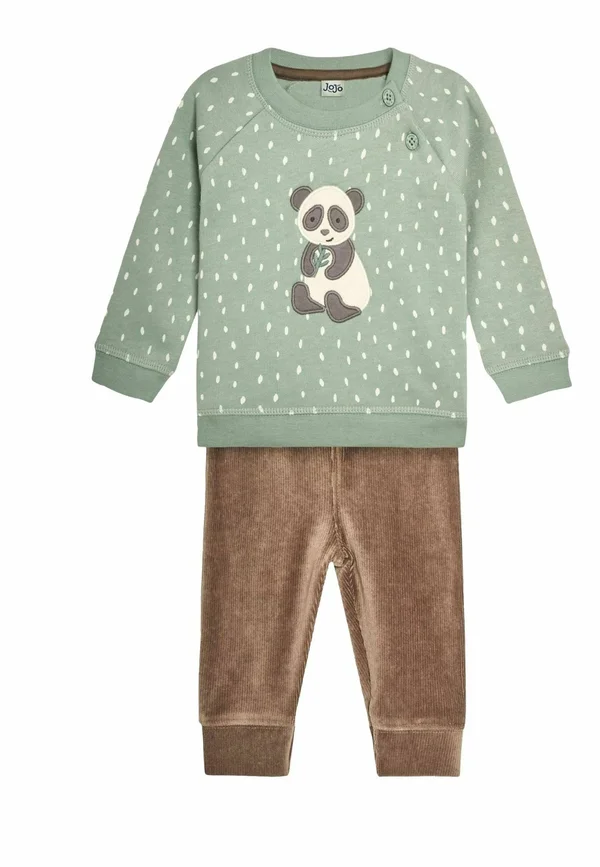 PANDA  SET EGULAR FIT - Sweatshirt - green