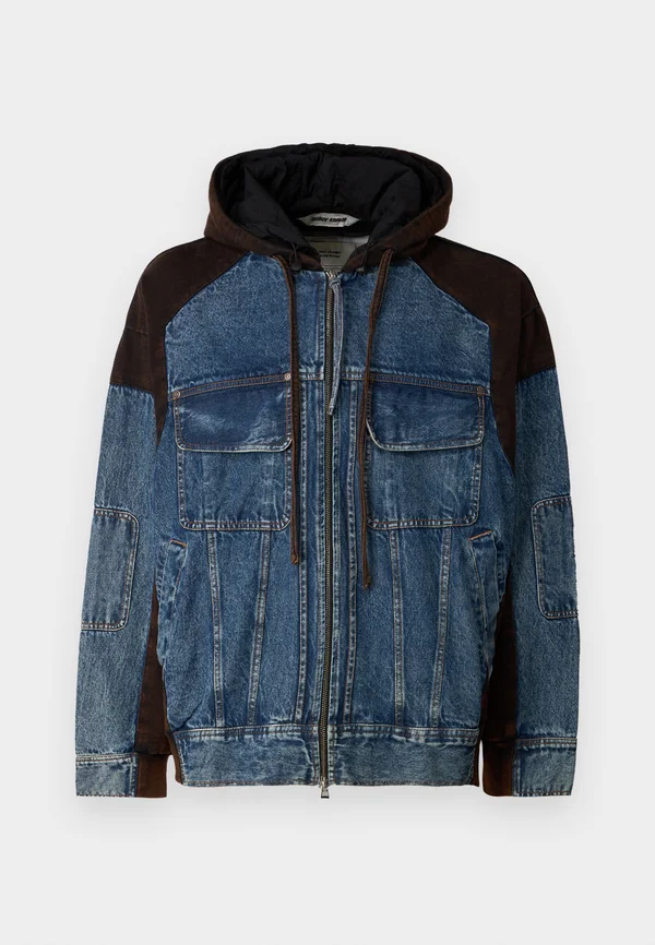 PANELED JACKET UNISEX - Jeansjacke - blue