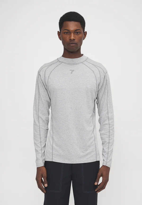 PANELLED LONG SLEEVE UNISEX - Langarmshirt - heather grey