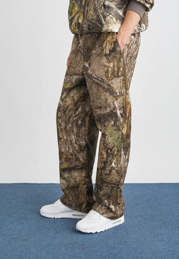 PANT - Stoffhose - medium olive/sail