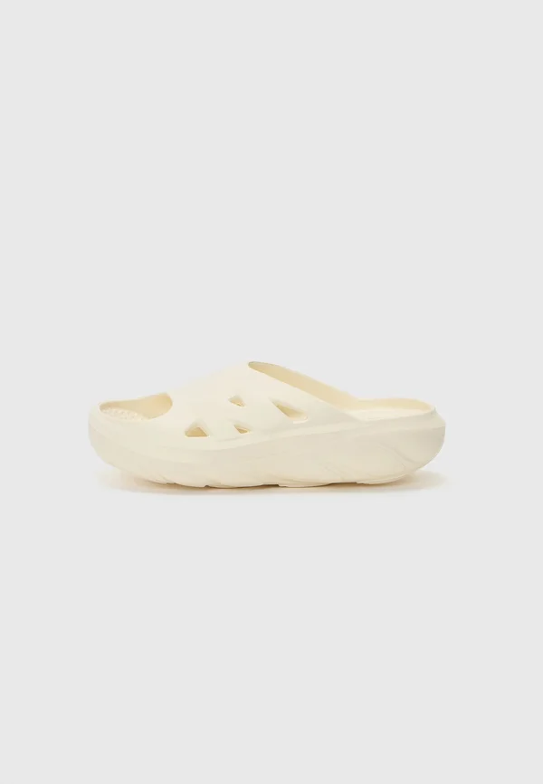 Pantolette flach - angora