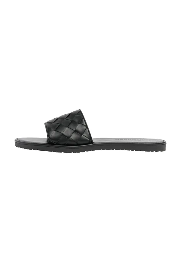 Pantolette flach - black  calf