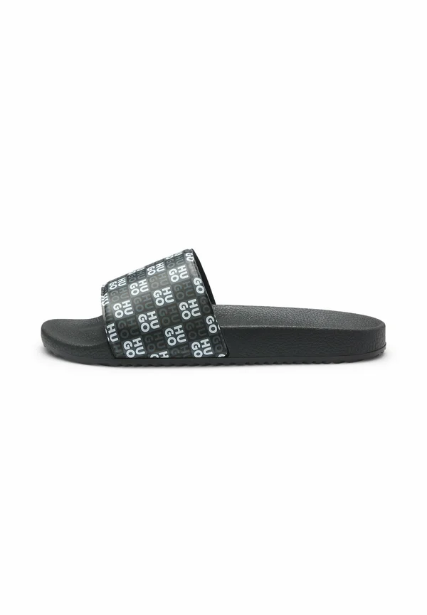 Pantolette flach - black one