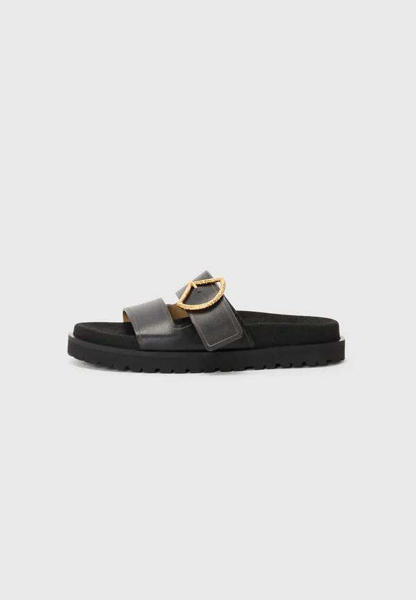 Pantolette flach - black