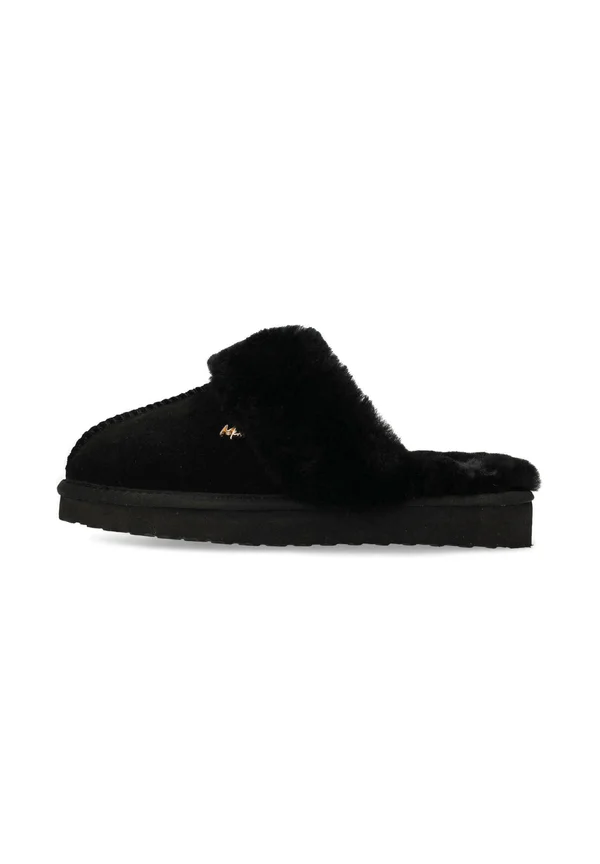 Pantolette flach - black