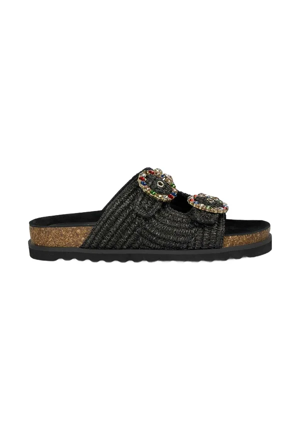 Pantolette flach - black