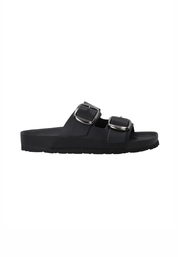 Pantolette flach - black