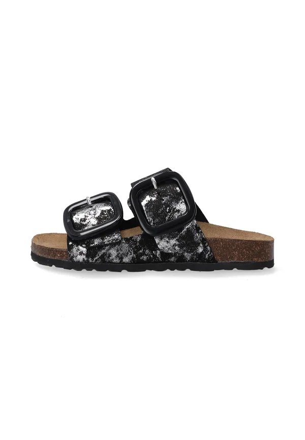 Pantolette flach - black
