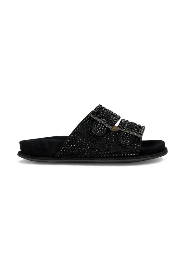 Pantolette flach - black