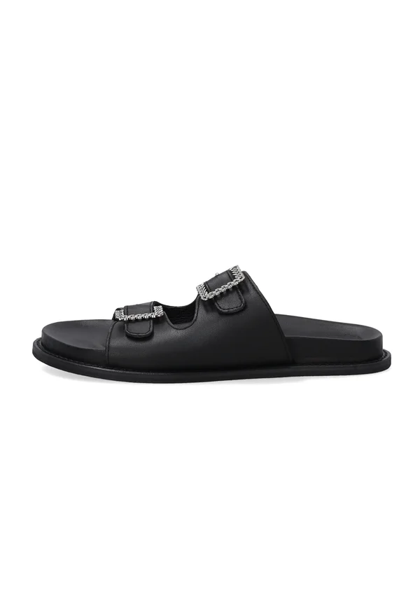 Pantolette flach - black