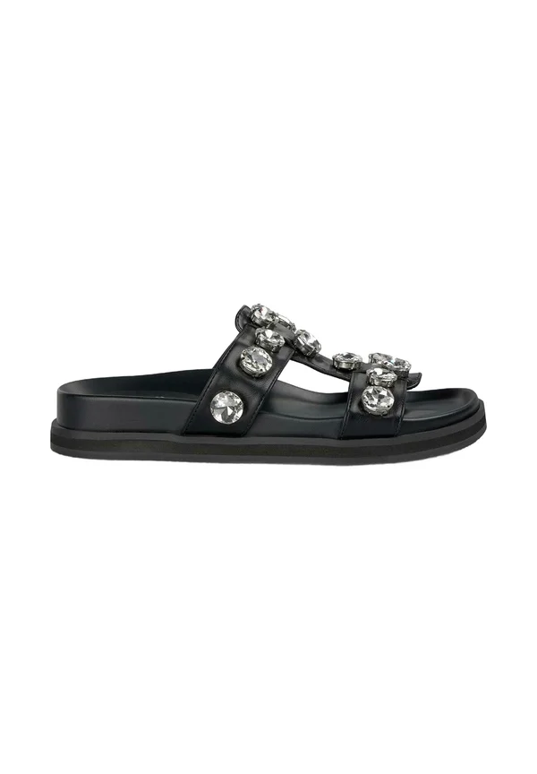Pantolette flach - black