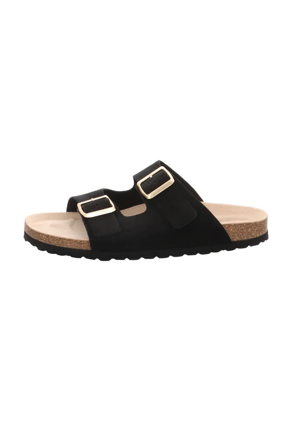 Pantolette flach - black
