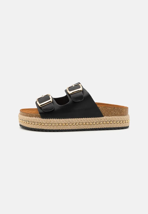 Pantolette flach - black