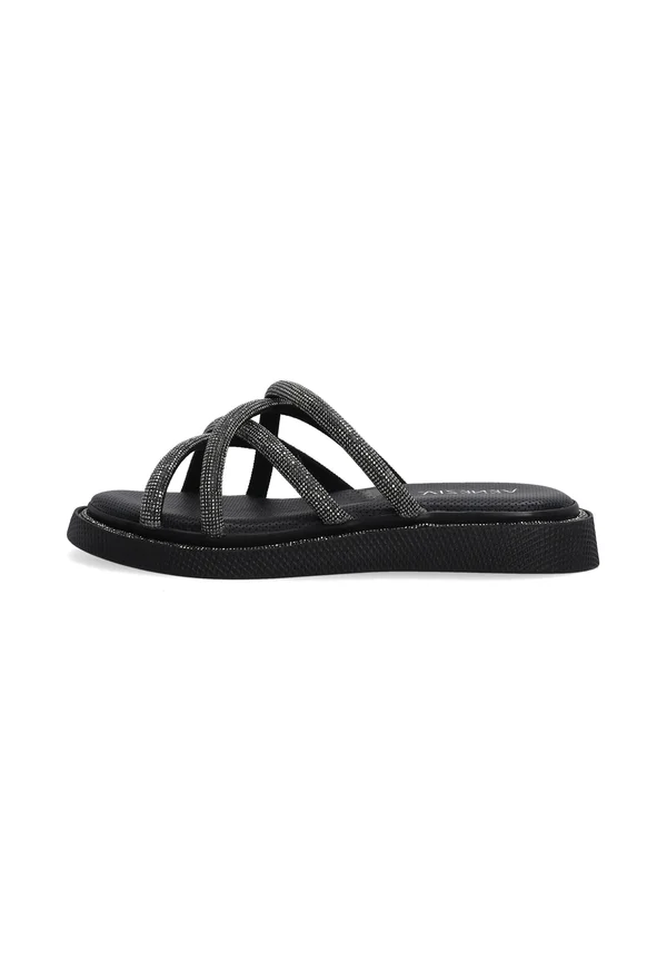 Pantolette flach - black
