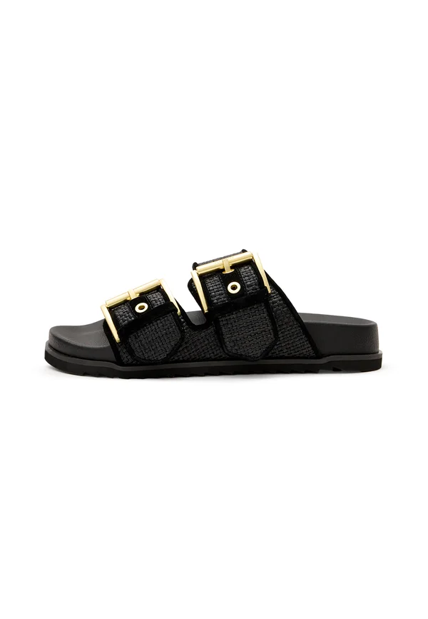 Pantolette flach - black