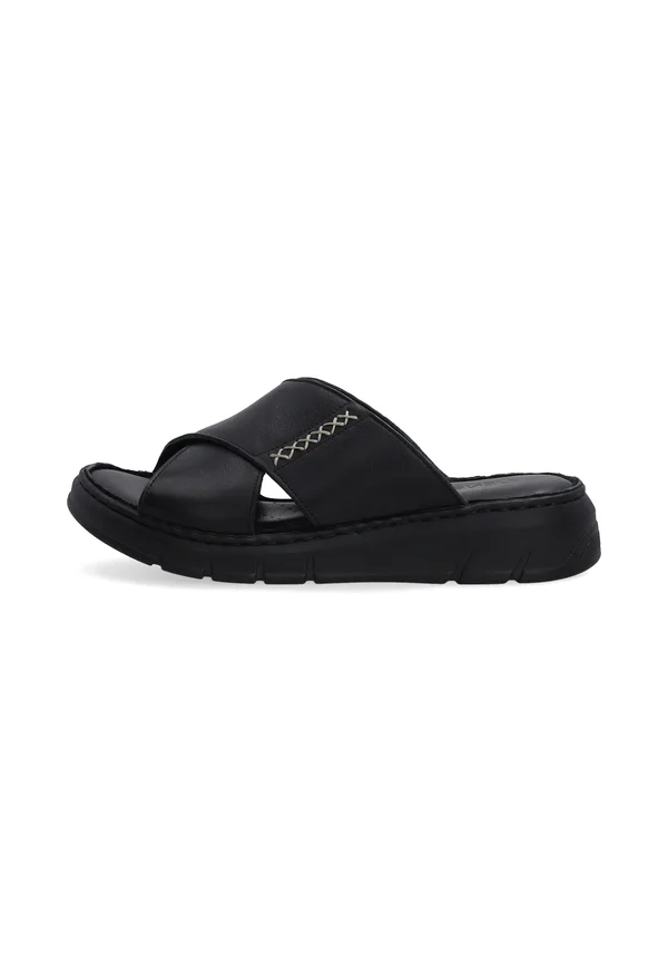 Pantolette flach - black