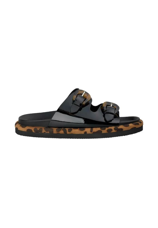 Pantolette flach - black