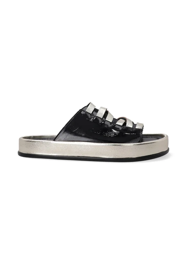 Pantolette flach - black