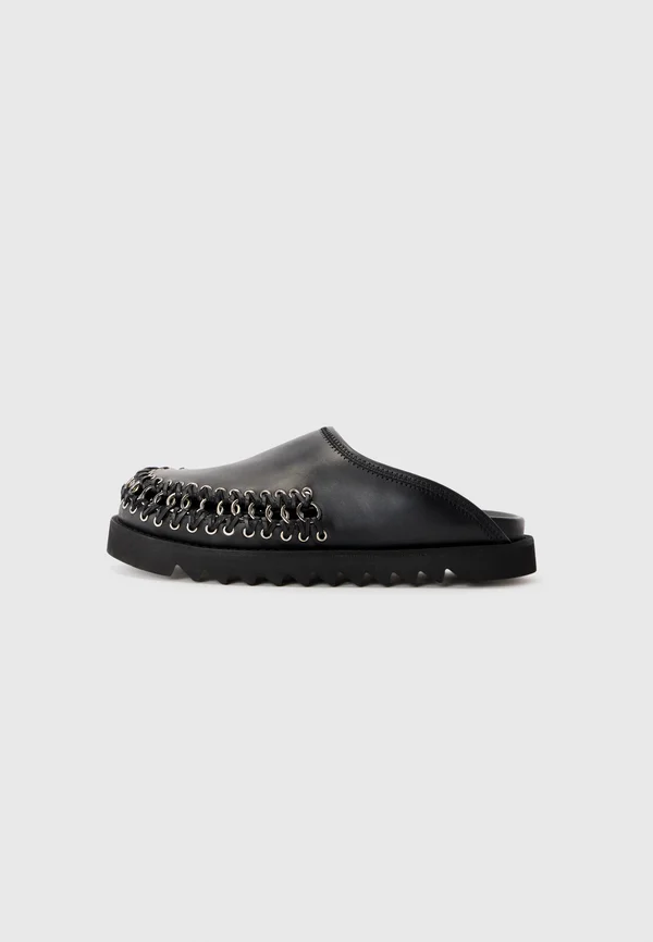Pantolette flach - black