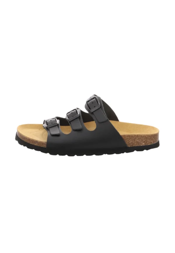 Pantolette flach - black