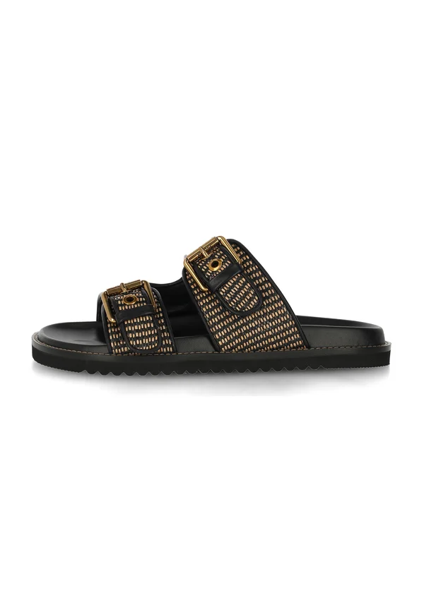 Pantolette flach - black