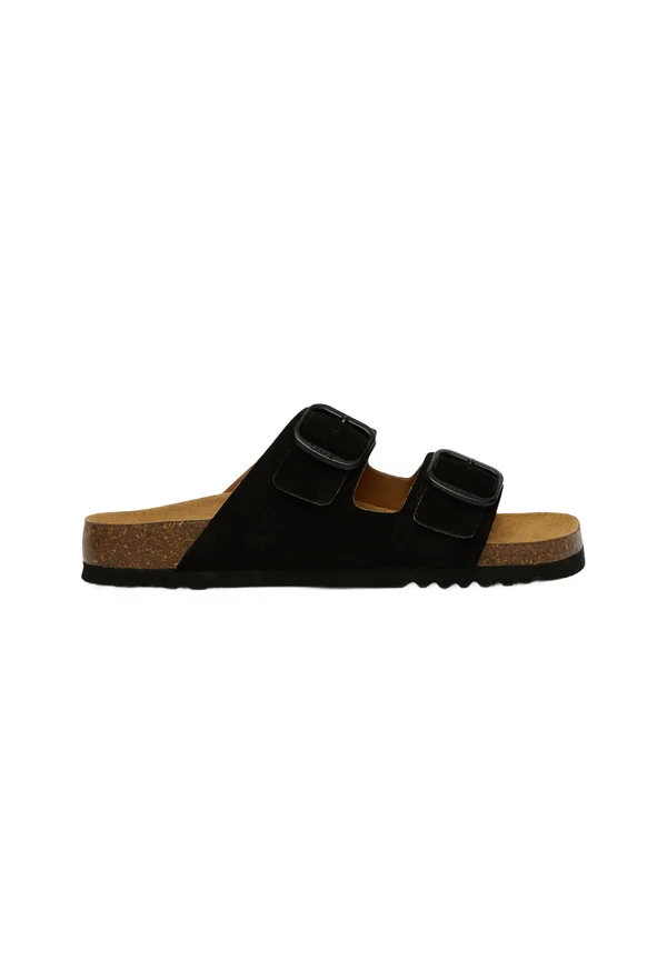 Pantolette flach - black