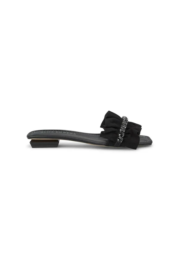Pantolette flach - black