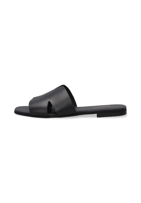 Pantolette flach - black