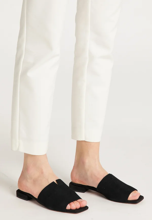 Pantolette flach - black