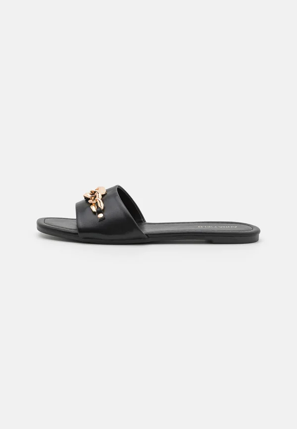 Pantolette flach - black
