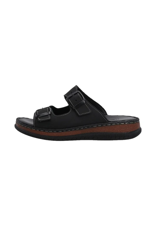 Pantolette flach - black