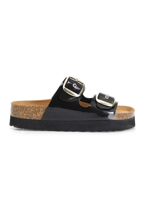 Pantolette flach - black