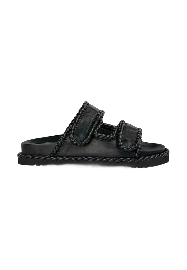 Pantolette flach - black