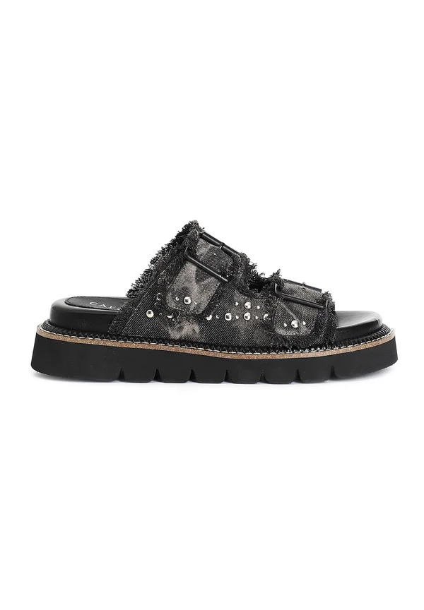 Pantolette flach - black