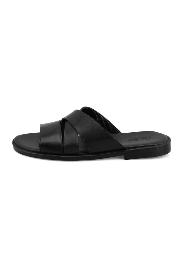 Pantolette flach - black