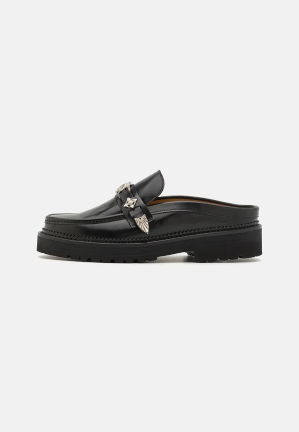 Pantolette flach - black