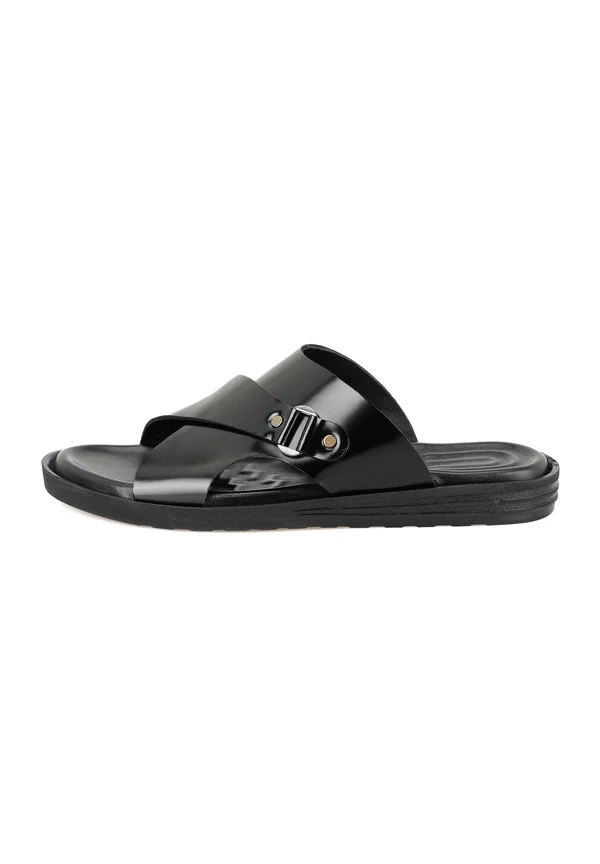 Pantolette flach - black