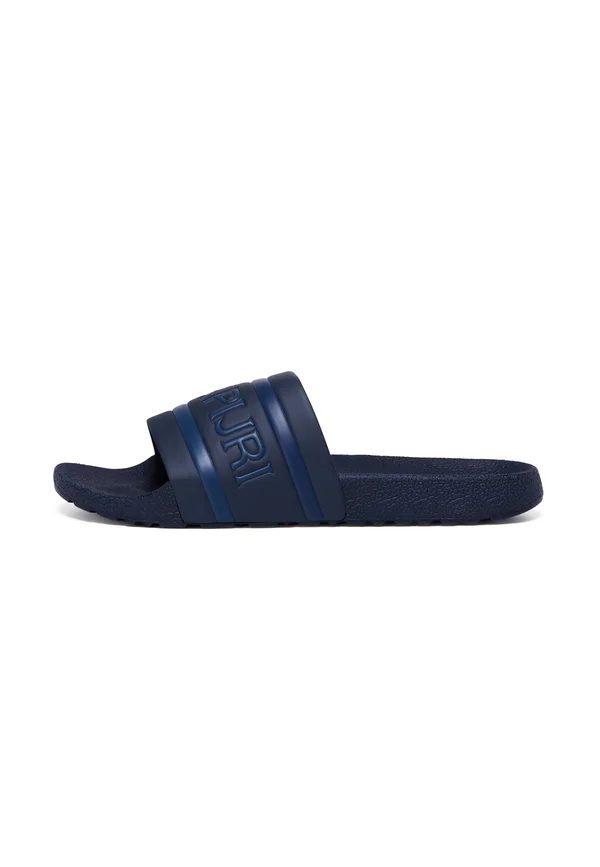 Pantolette flach - blue marine