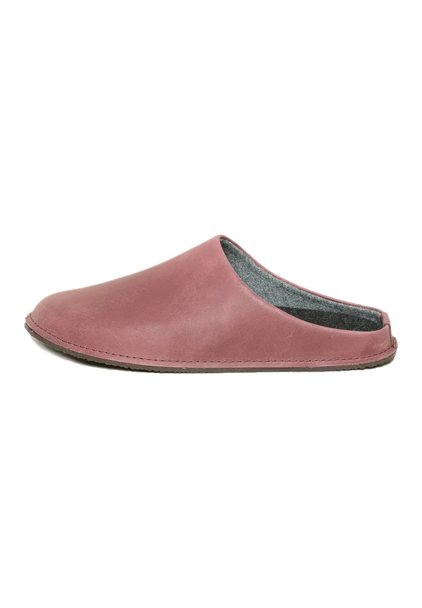 Pantolette flach - bordeaux