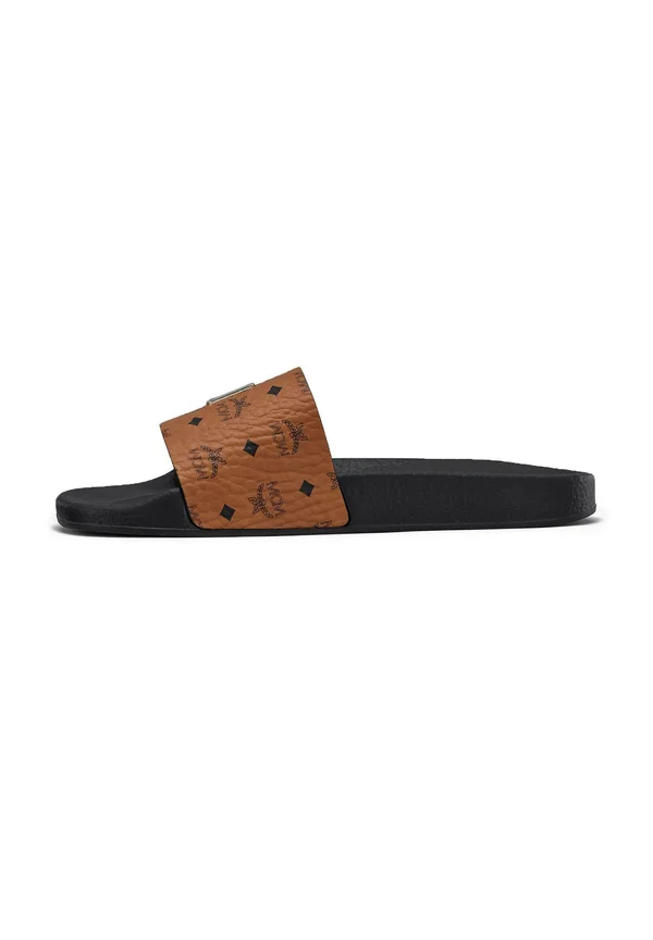 Pantolette flach - brn