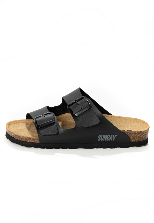 Pantolette flach - brown