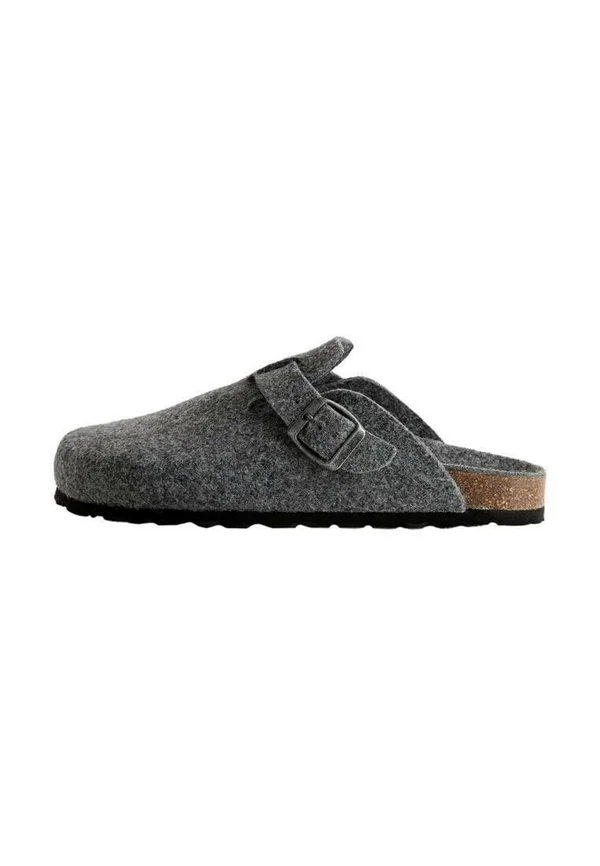 Pantolette flach - dark grey