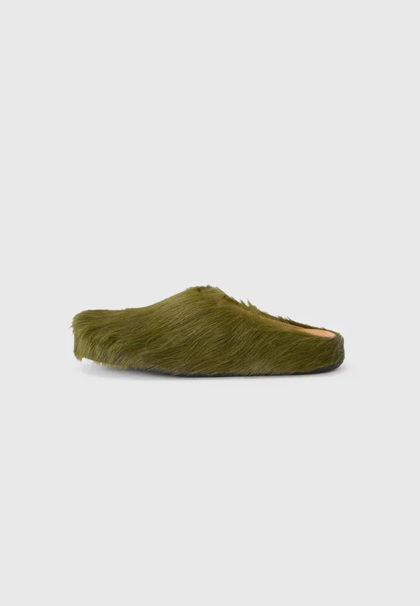 Pantolette flach - deep sage