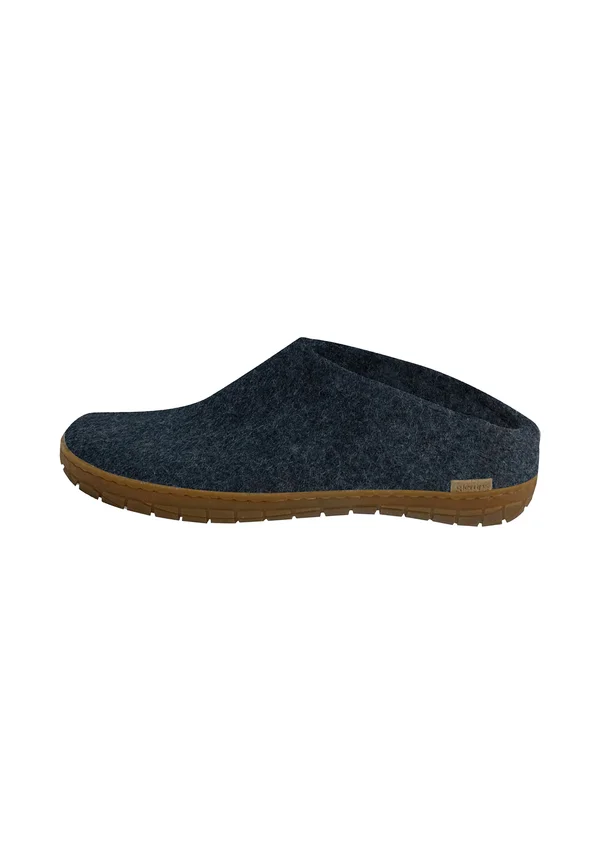 Pantolette flach - denim