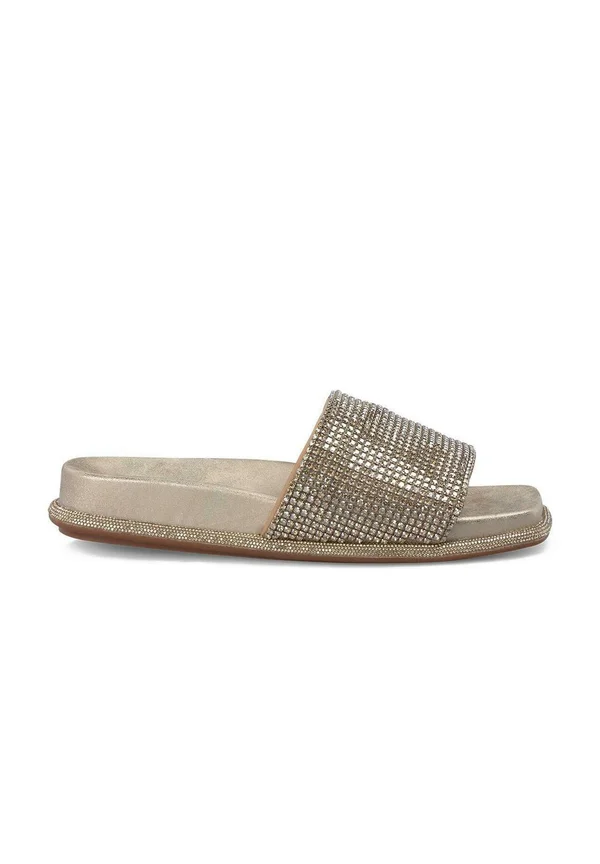 Pantolette flach - dorado