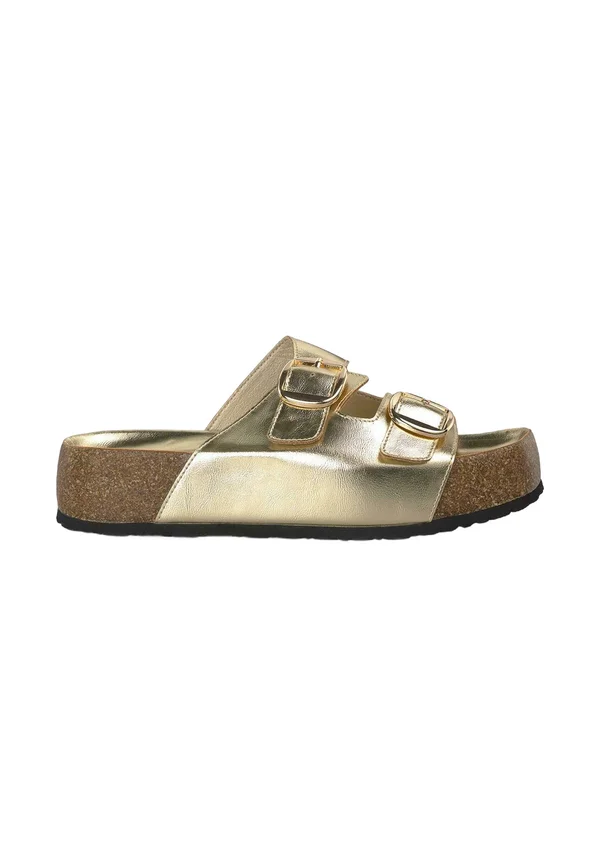 Pantolette flach - dorado